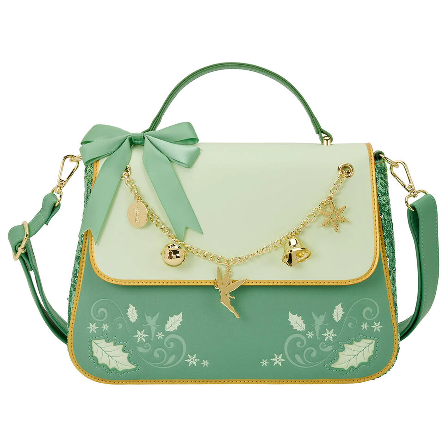 Loungefly Disney Peter Pan Tinker Bell Holiday torba za rame fotografija proizvoda
