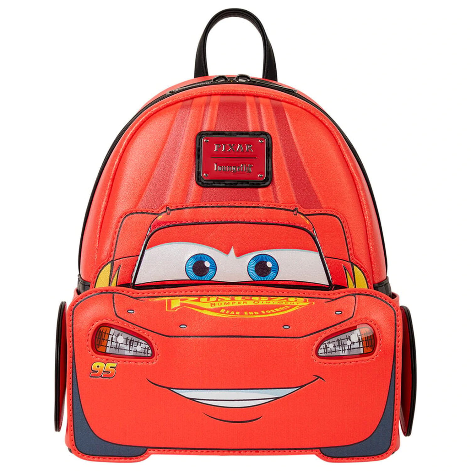 Loungefly Disney Pixar Cars 20th Anniversary Lightning McQueen metalik svjetleći ruksak 26 cm fotografija proizvoda