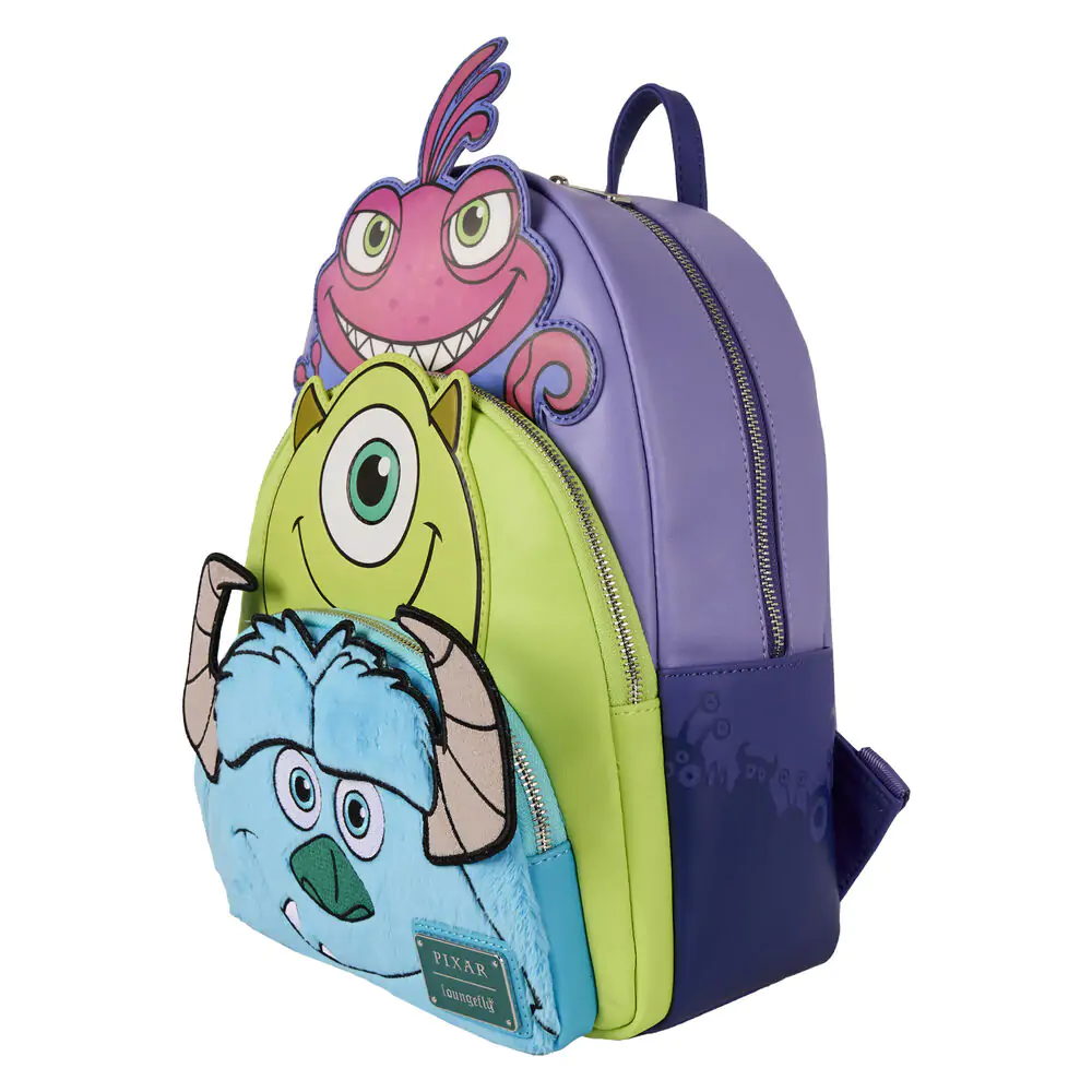 Loungefly Disney Pixar Monsters INC Mike Sully and Randall ruksak 31 cm fotografija proizvoda