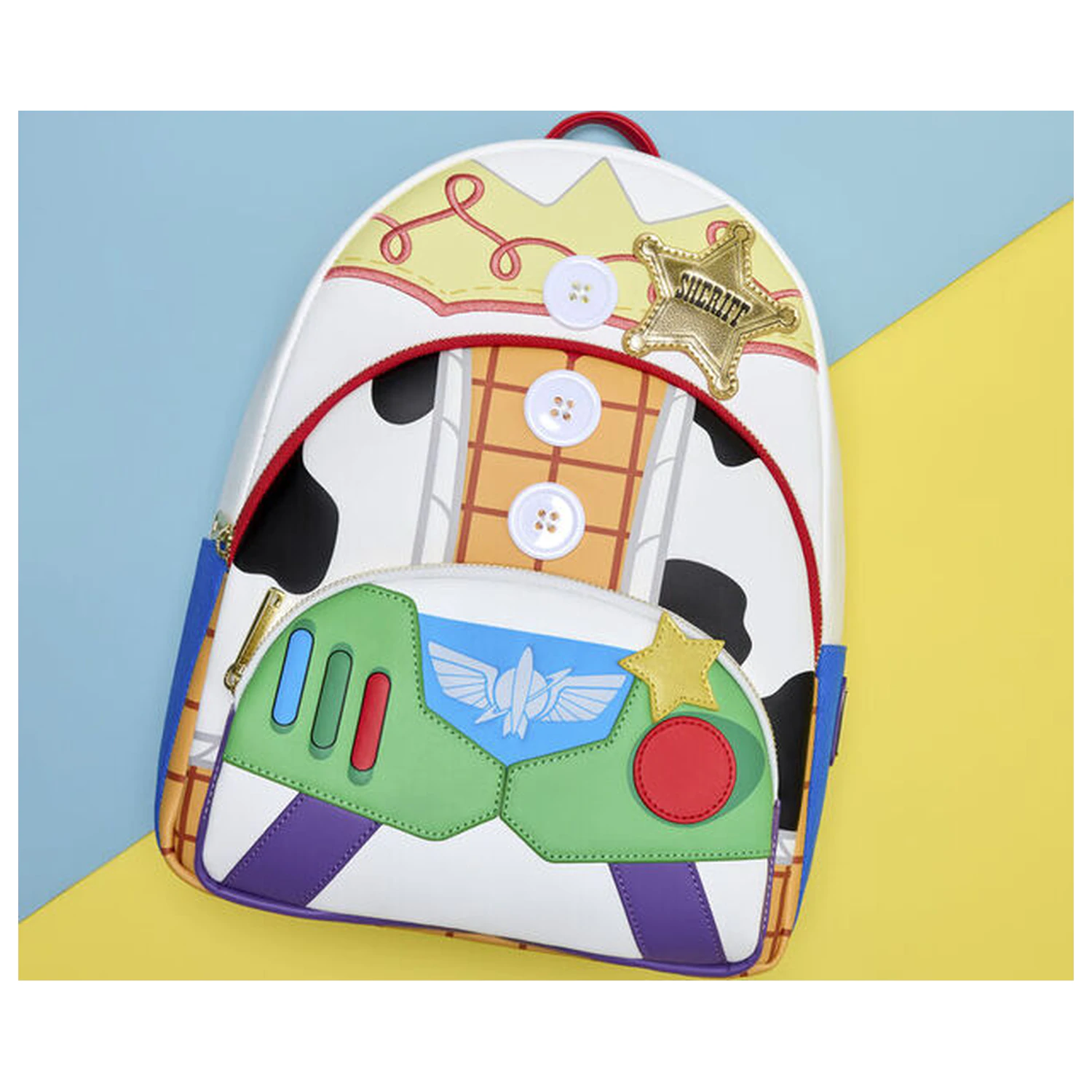 Loungefly Disney Pixar Toy Story 5 Jessie, Woody & Buzz Lightyear ruksak 31cm fotografija proizvoda