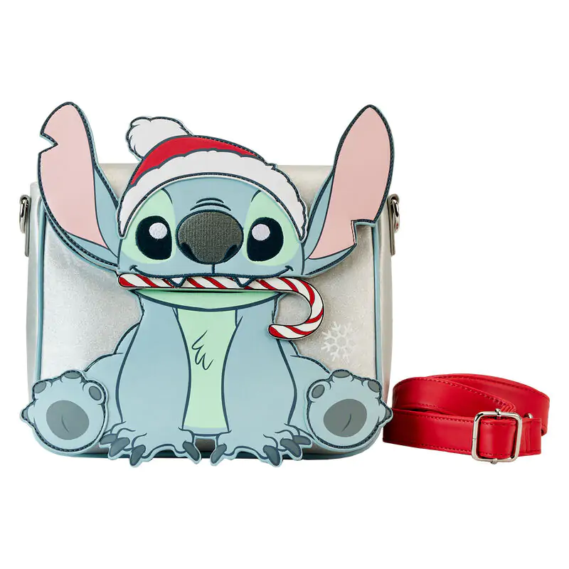 Loungefly Disney Stitch Holiday svjetlucava crossbody torba fotografija proizvoda