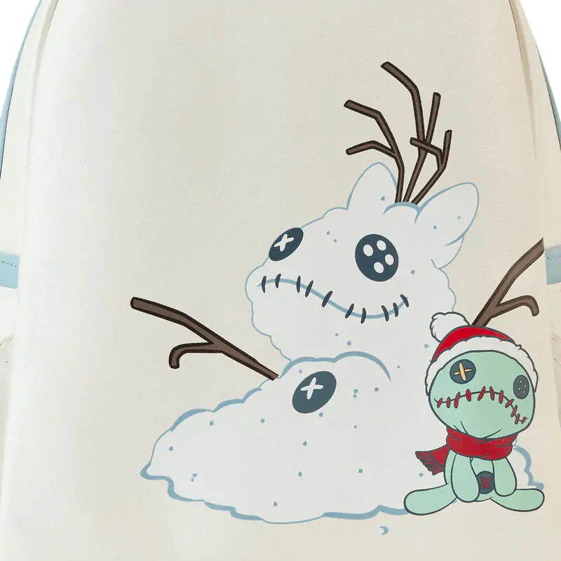 Loungefly Disney Stitch Holiday Snow Angel ruksak sa šljokicama 26 cm fotografija proizvoda