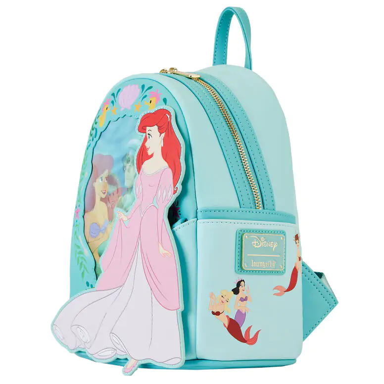 Loungefly Disney The Little Mermaid Ariel Princess Lenticular ruksak 26 cm fotografija proizvoda