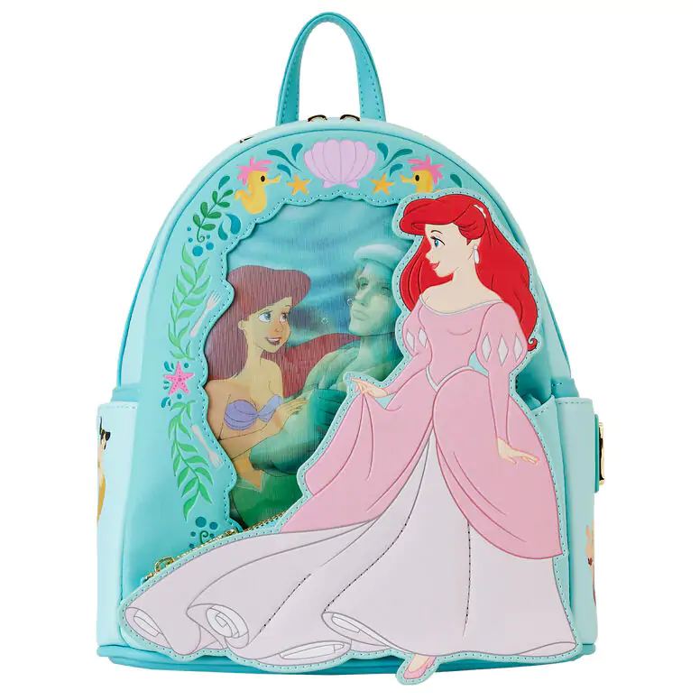Loungefly Disney The Little Mermaid Ariel Princess Lenticular ruksak 26 cm fotografija proizvoda