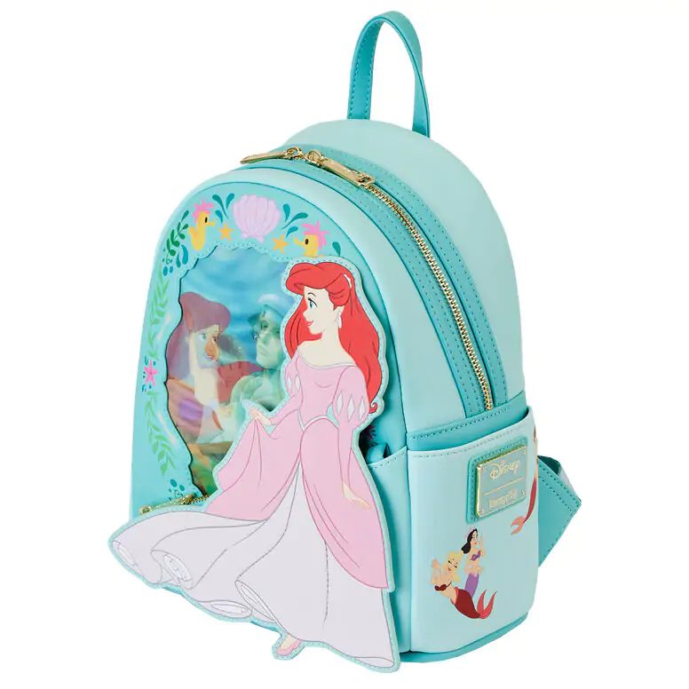 Loungefly Disney The Little Mermaid Ariel Princess Lenticular ruksak 26 cm fotografija proizvoda