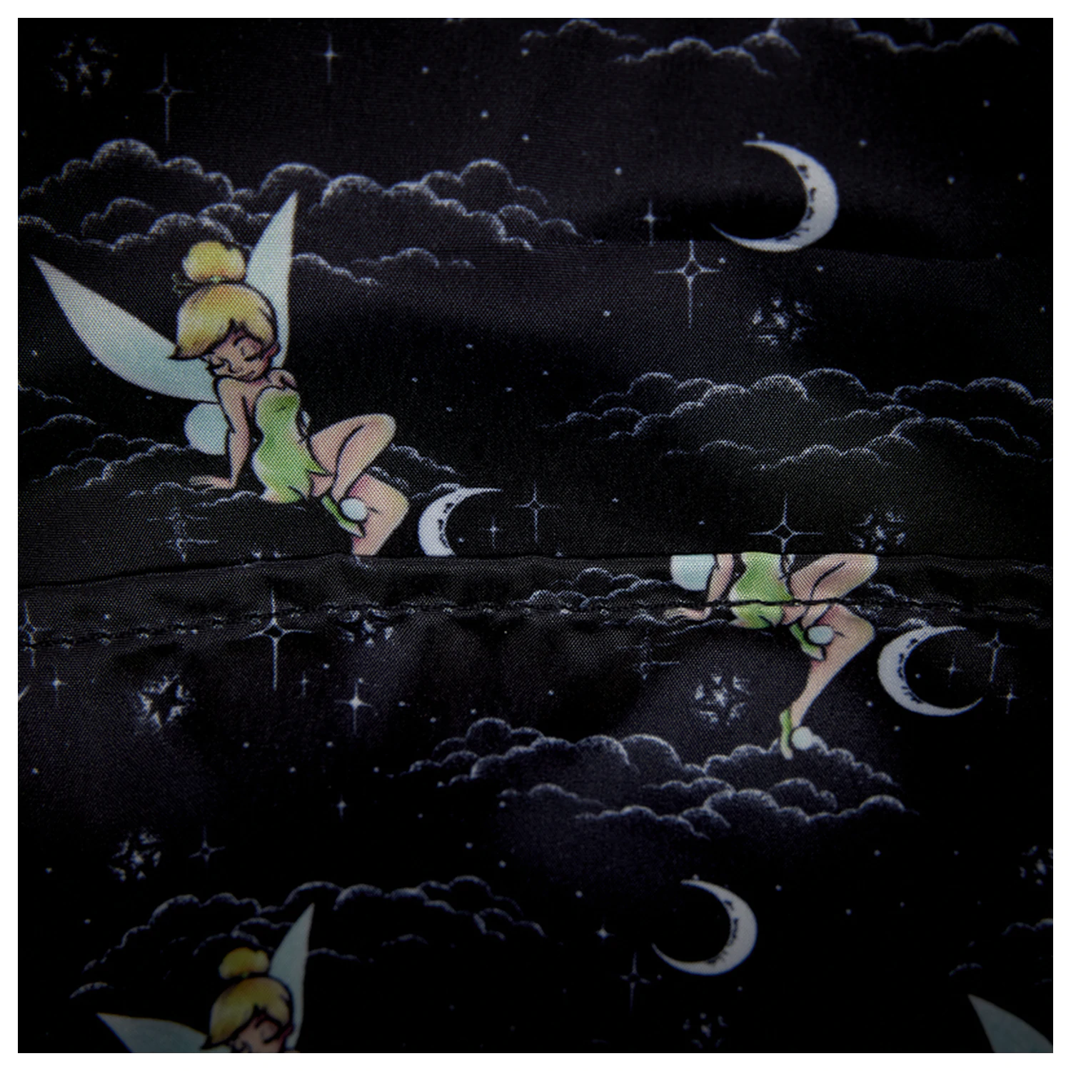 Loungefly Disney Tinker Bell Pixie Dust Velvet ruksak 26 cm fotografija proizvoda