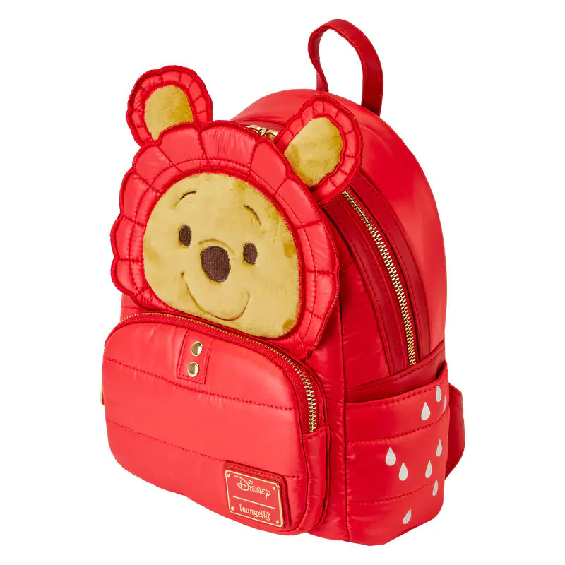 Loungefly Disney Winnie the Pooh Rainy Day Puffer jakna ruksak 26 cm fotografija proizvoda