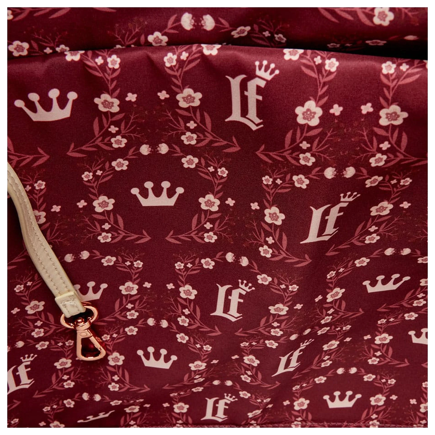 Loungefly Torba preko tijela Figural Cream & Red Floral fotografija proizvoda