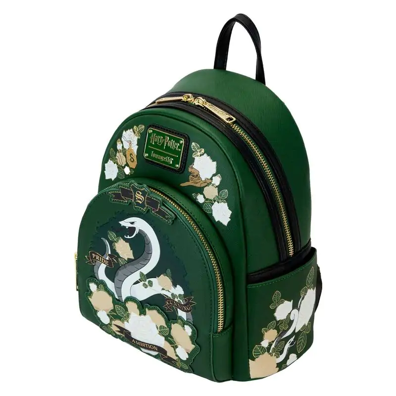 Loungefly Harry Potter Slytherin House Floral ruksak 26 cm fotografija proizvoda