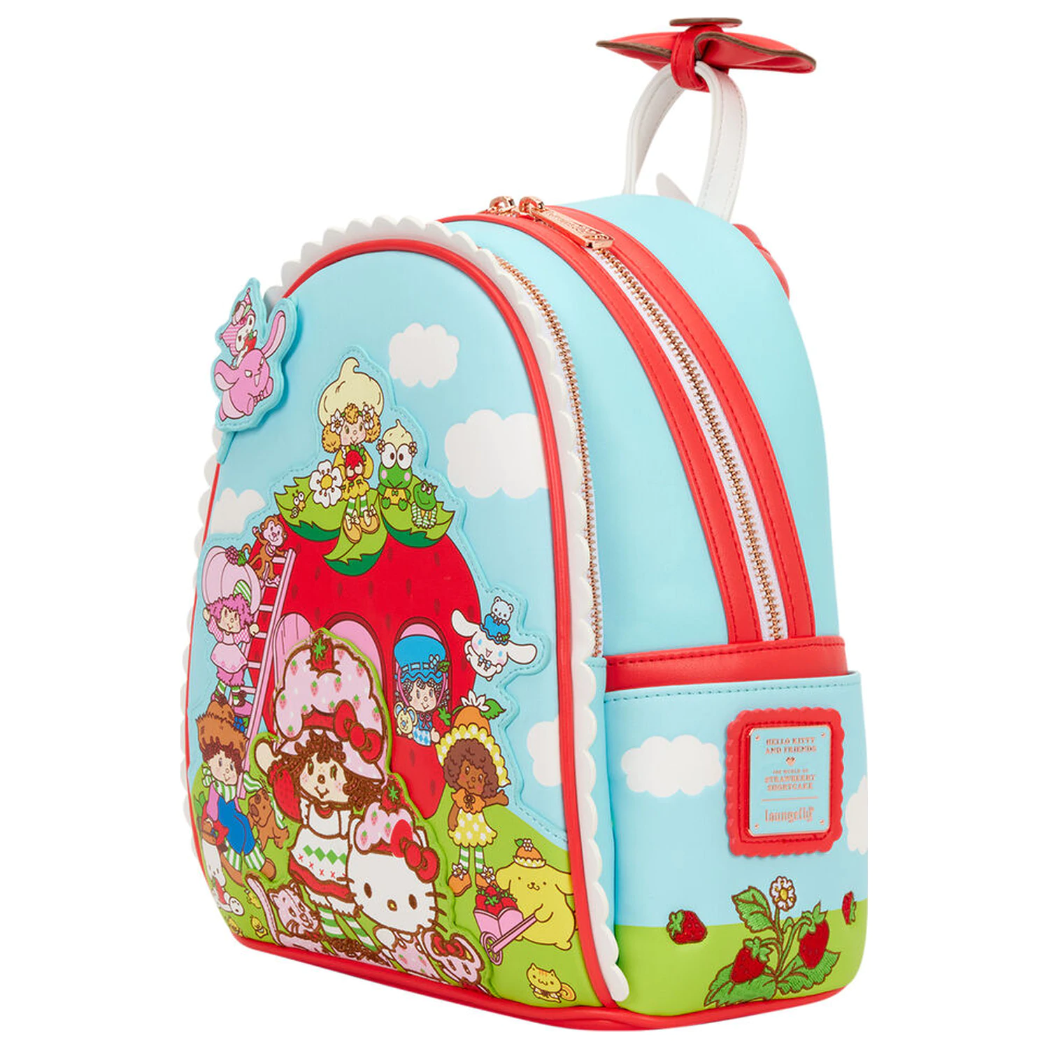 Loungefly Hello Kitty & Friends x Strawberry Shortcake mirisni ruksak 26 cm fotografija proizvoda