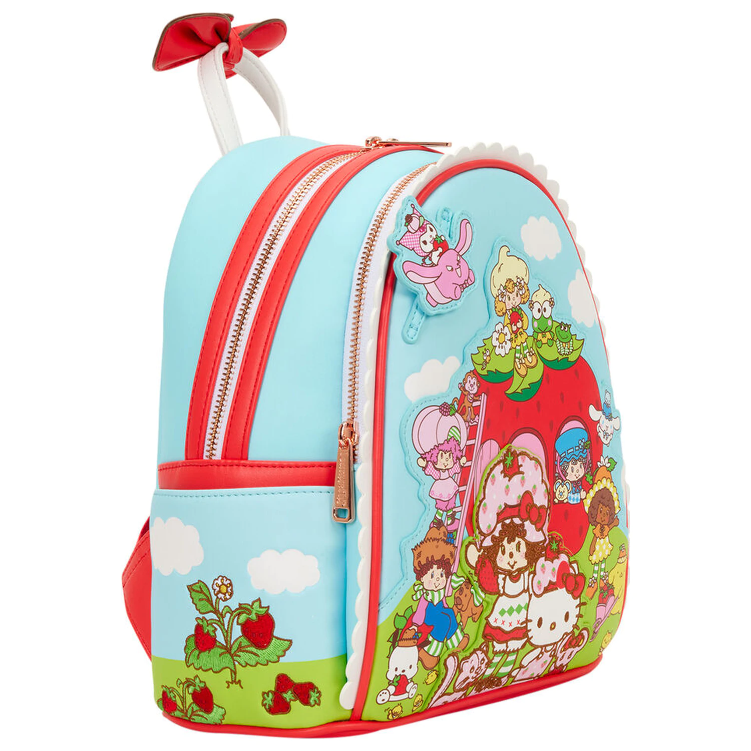 Loungefly Hello Kitty & Friends x Strawberry Shortcake mirisni ruksak 26 cm fotografija proizvoda
