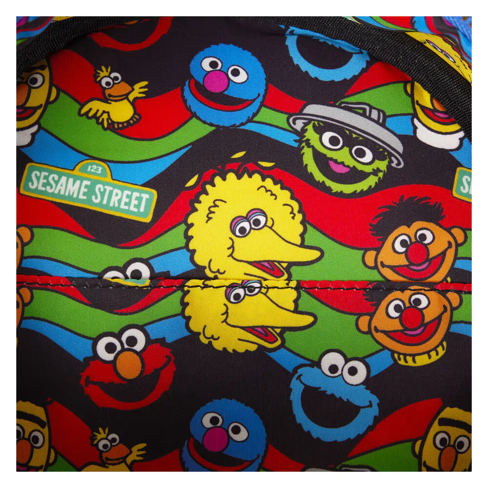 Loungefly Sesame Street Cookie Monster plišani ruksak + torbica fotografija proizvoda