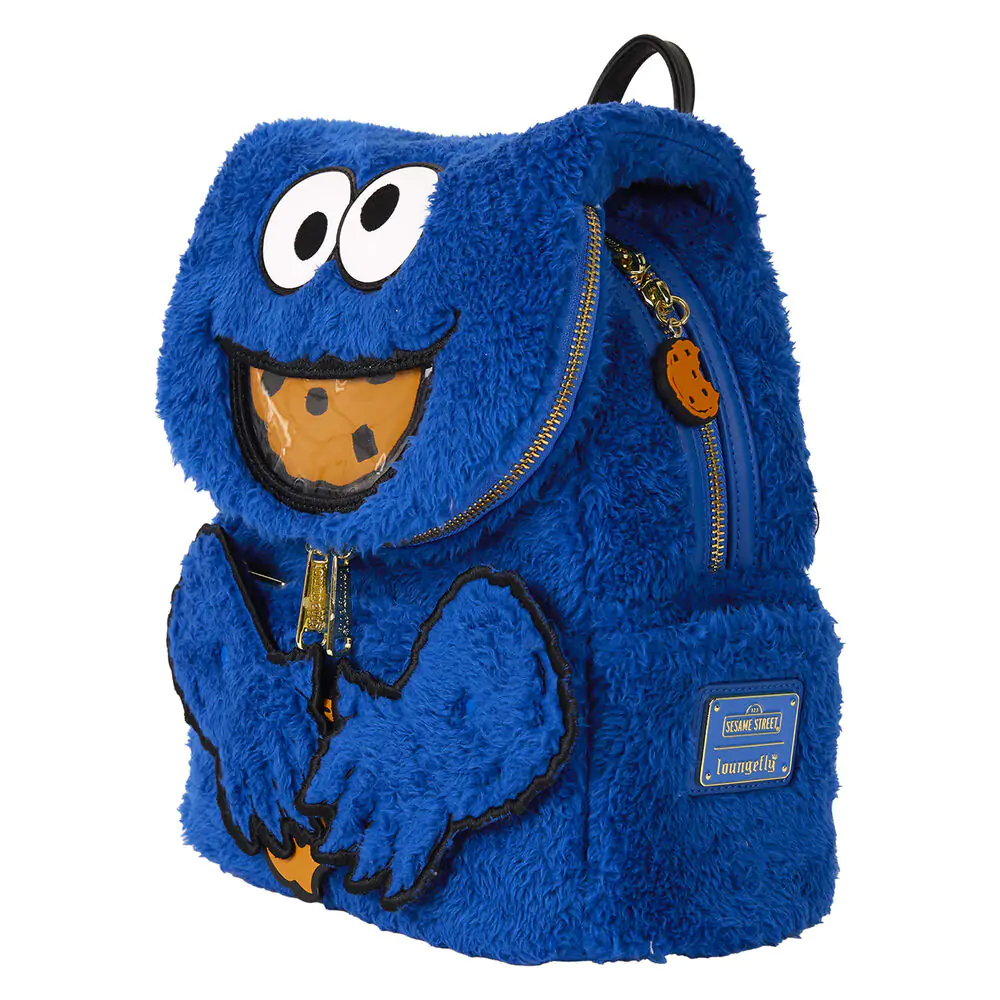 Loungefly Sesame Street Cookie Monster plišani ruksak + torbica fotografija proizvoda