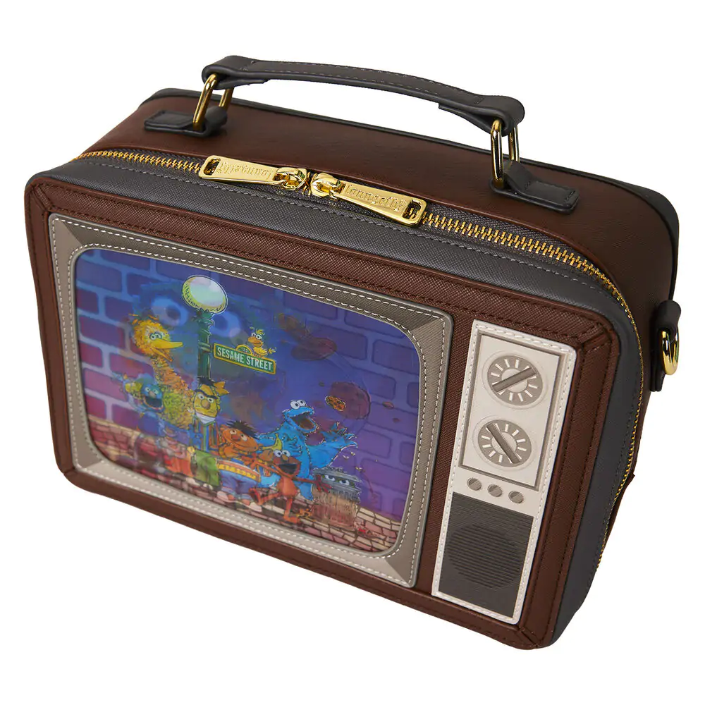 Loungefly Sesame Street Retro TV Lenticular torba za rame fotografija proizvoda