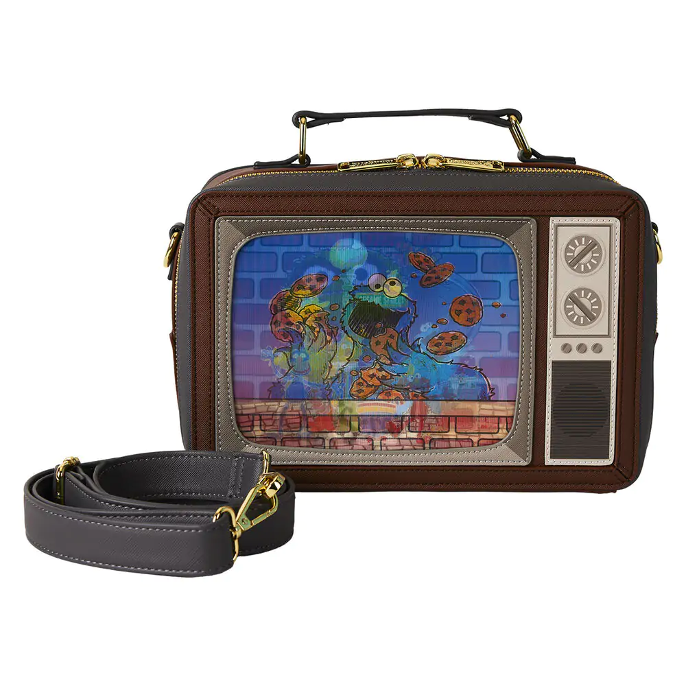 Loungefly Sesame Street Retro TV Lenticular torba za rame fotografija proizvoda