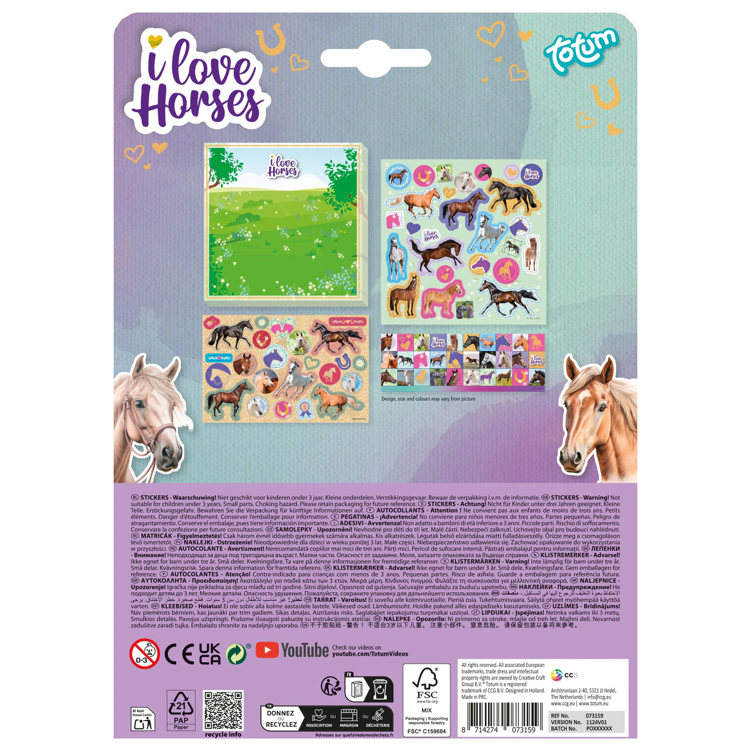 Komplet naljepnica za jahanje konja fotografija proizvoda