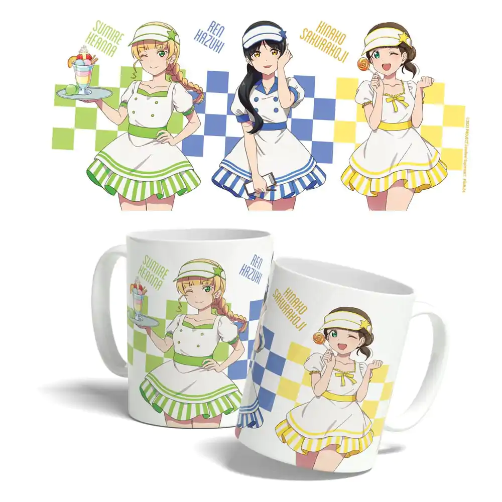 Love Live! Superstar!! Mug American Diner Sumire, Ren, Kinako 325 ml Šalica fotografija proizvoda