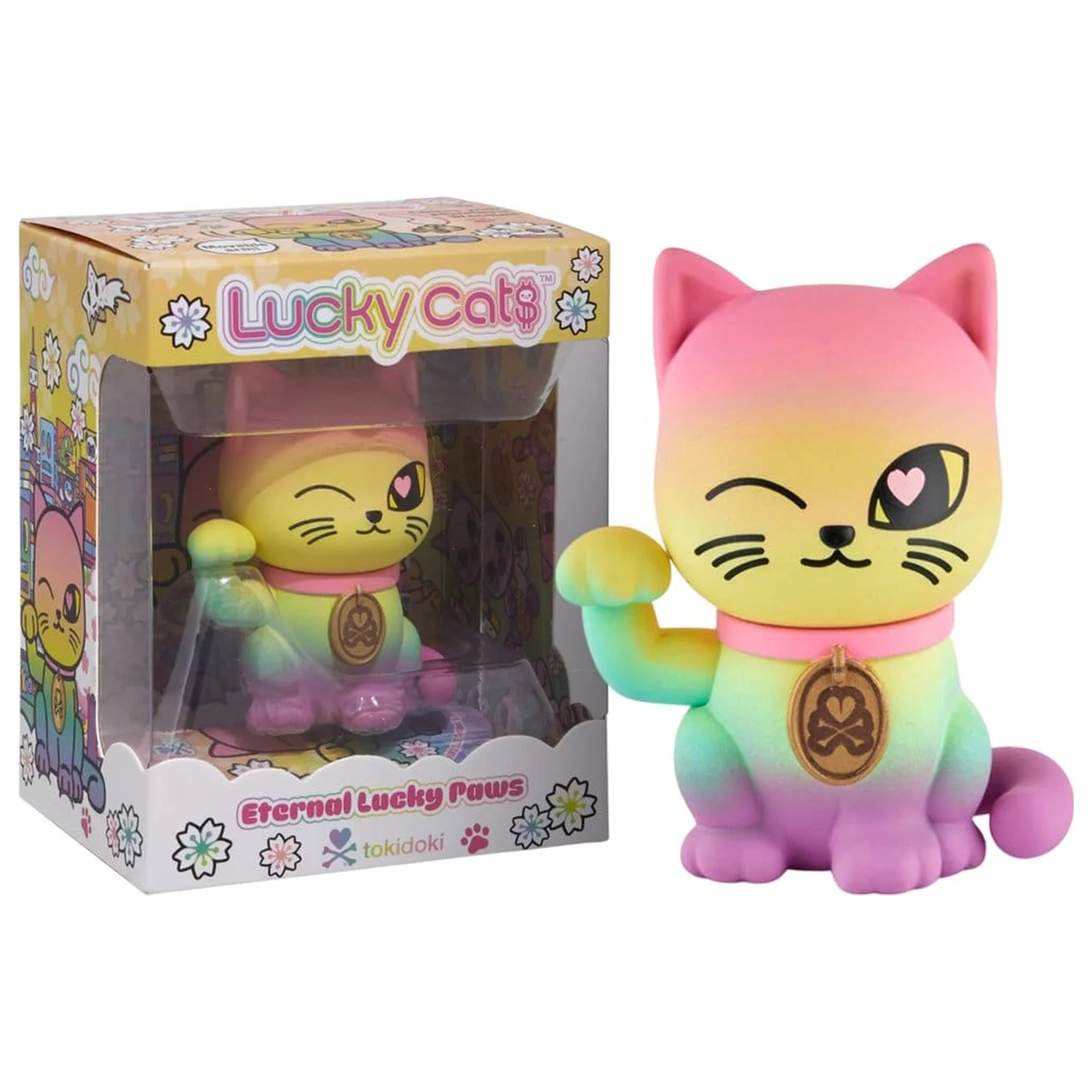 Lucky Cats Window Box Figura Eternal Lucky Paws 6 cm fotografija proizvoda