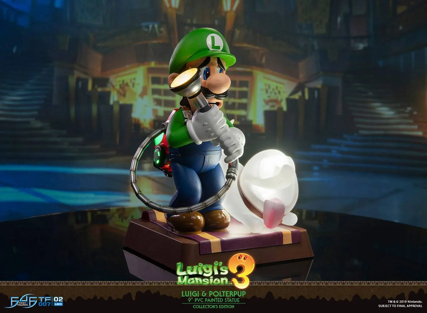 Luigi's Mansion 3 PVC statua Luigi & Polterpup Collector's Edition 23 cm fotografija proizvoda