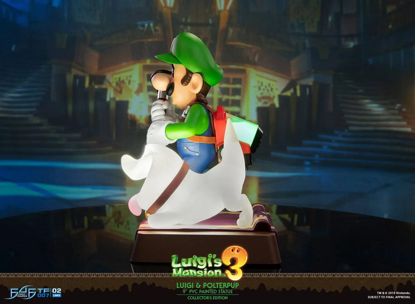 Luigi's Mansion 3 PVC statua Luigi & Polterpup Collector's Edition 23 cm fotografija proizvoda