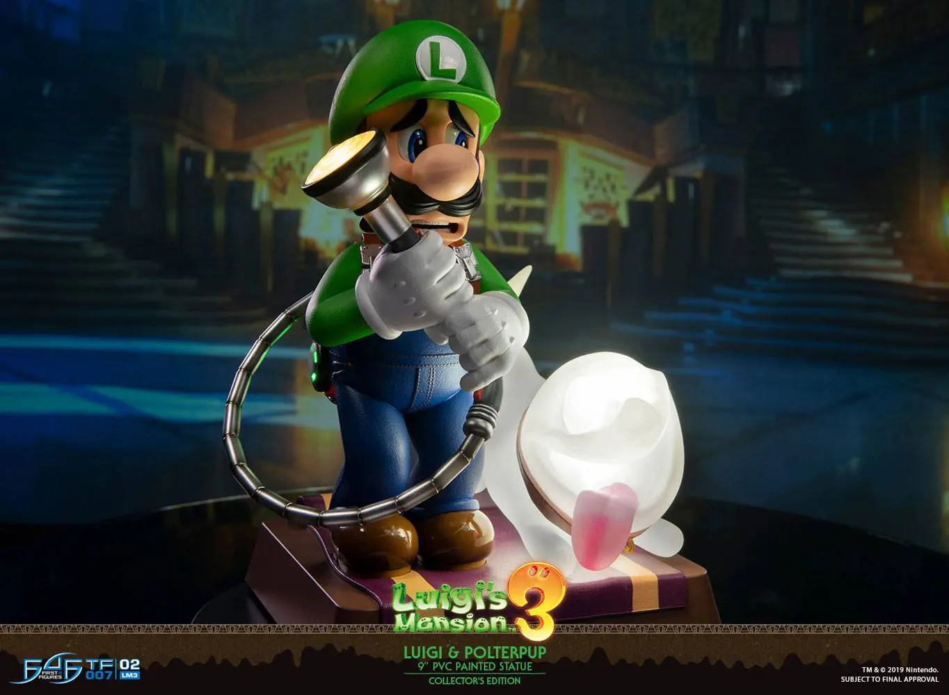 Luigi's Mansion 3 PVC statua Luigi & Polterpup Collector's Edition 23 cm fotografija proizvoda
