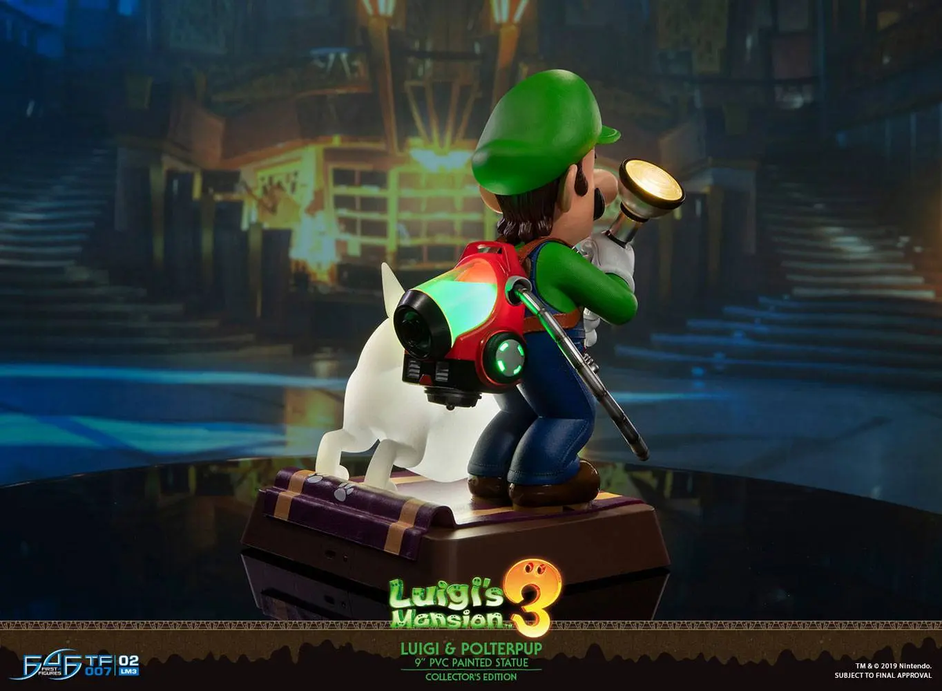 Luigi's Mansion 3 PVC statua Luigi & Polterpup Collector's Edition 23 cm fotografija proizvoda