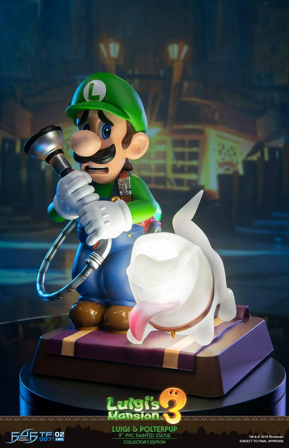Luigi's Mansion 3 PVC statua Luigi & Polterpup Collector's Edition 23 cm fotografija proizvoda