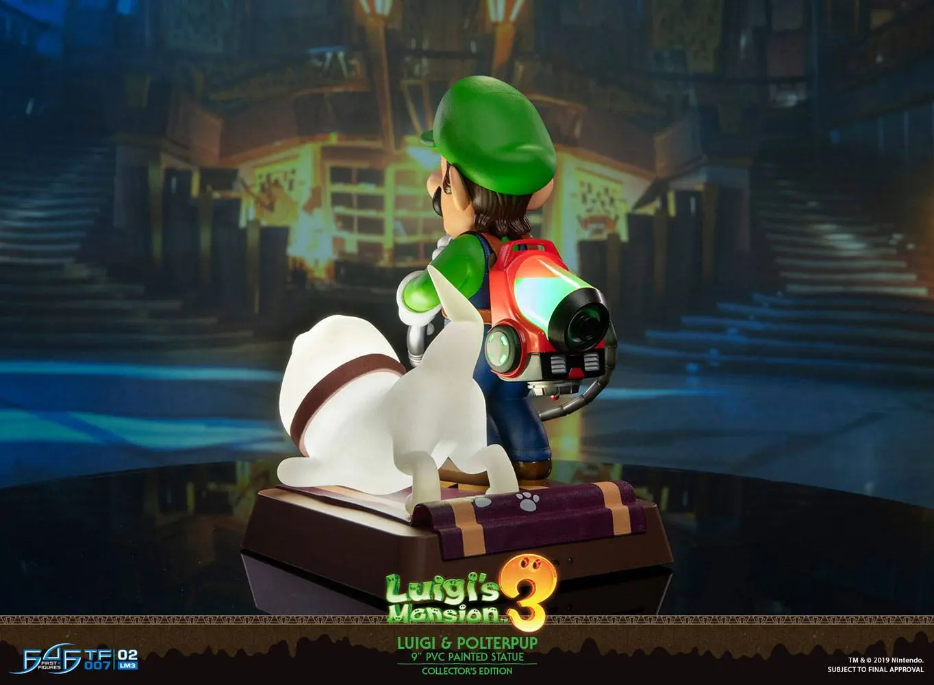 Luigi's Mansion 3 PVC statua Luigi & Polterpup Collector's Edition 23 cm fotografija proizvoda