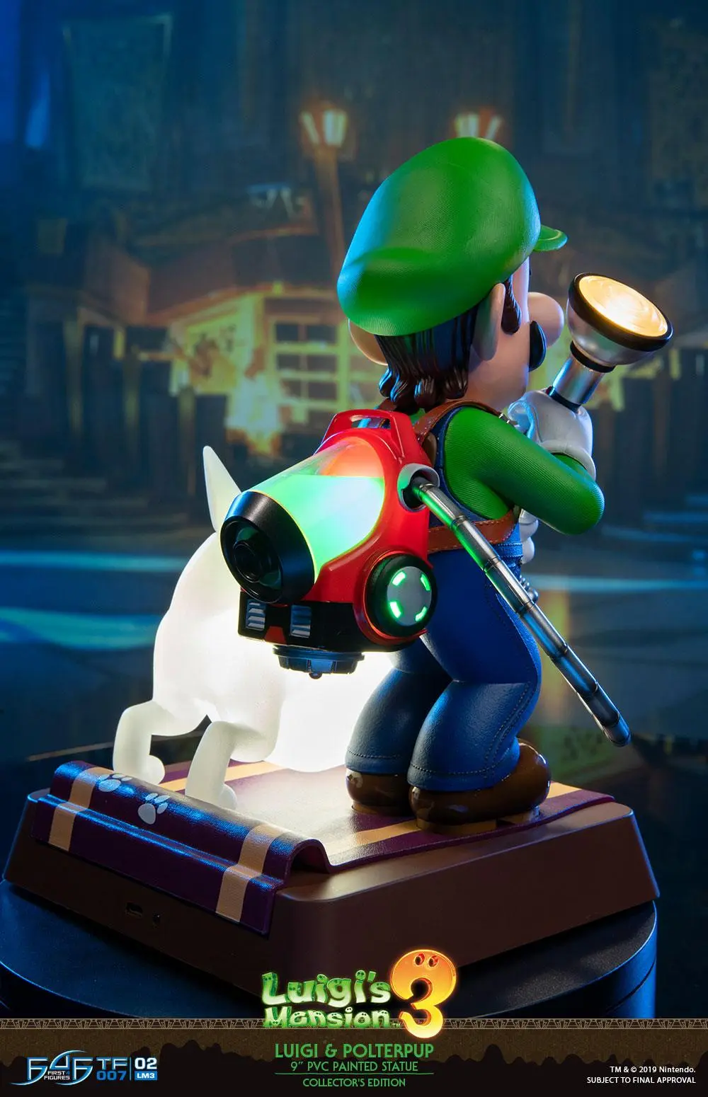 Luigi's Mansion 3 PVC statua Luigi & Polterpup Collector's Edition 23 cm fotografija proizvoda