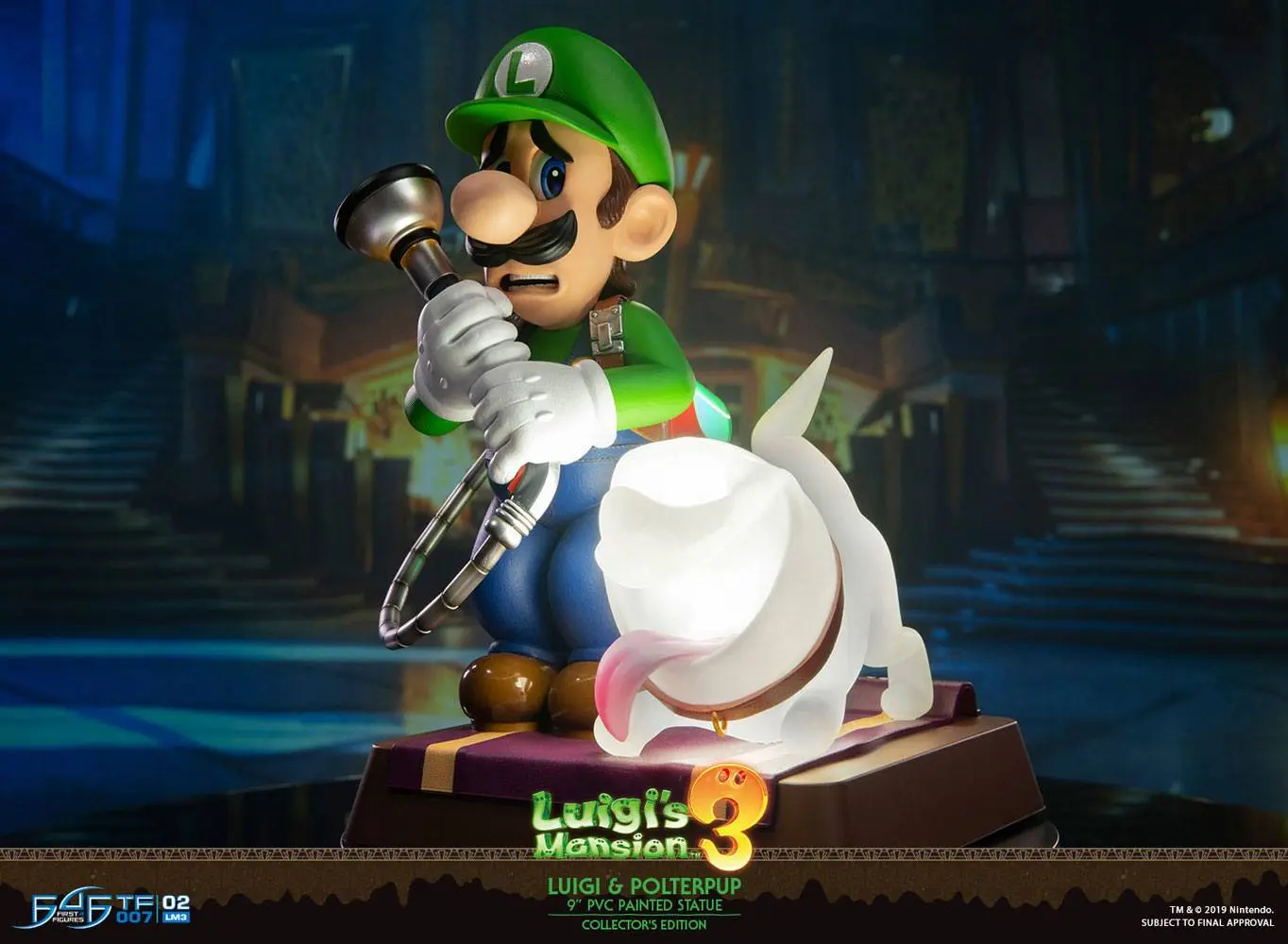 Luigi's Mansion 3 PVC statua Luigi & Polterpup Collector's Edition 23 cm fotografija proizvoda