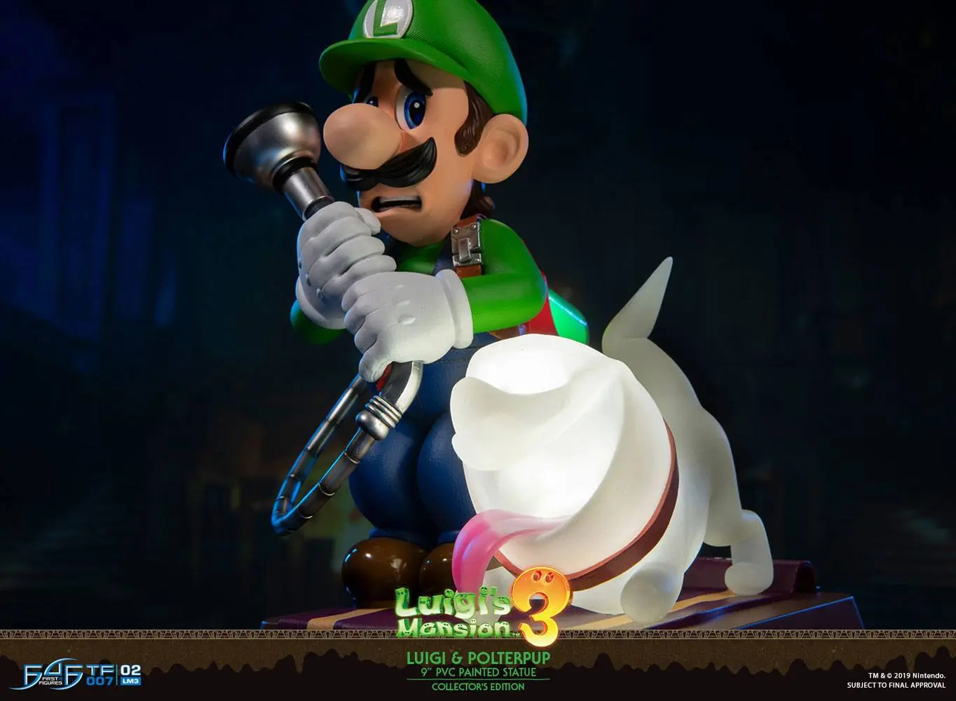 Luigi's Mansion 3 PVC statua Luigi & Polterpup Collector's Edition 23 cm fotografija proizvoda