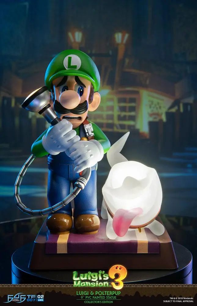 Luigi's Mansion 3 PVC statua Luigi & Polterpup Collector's Edition 23 cm fotografija proizvoda