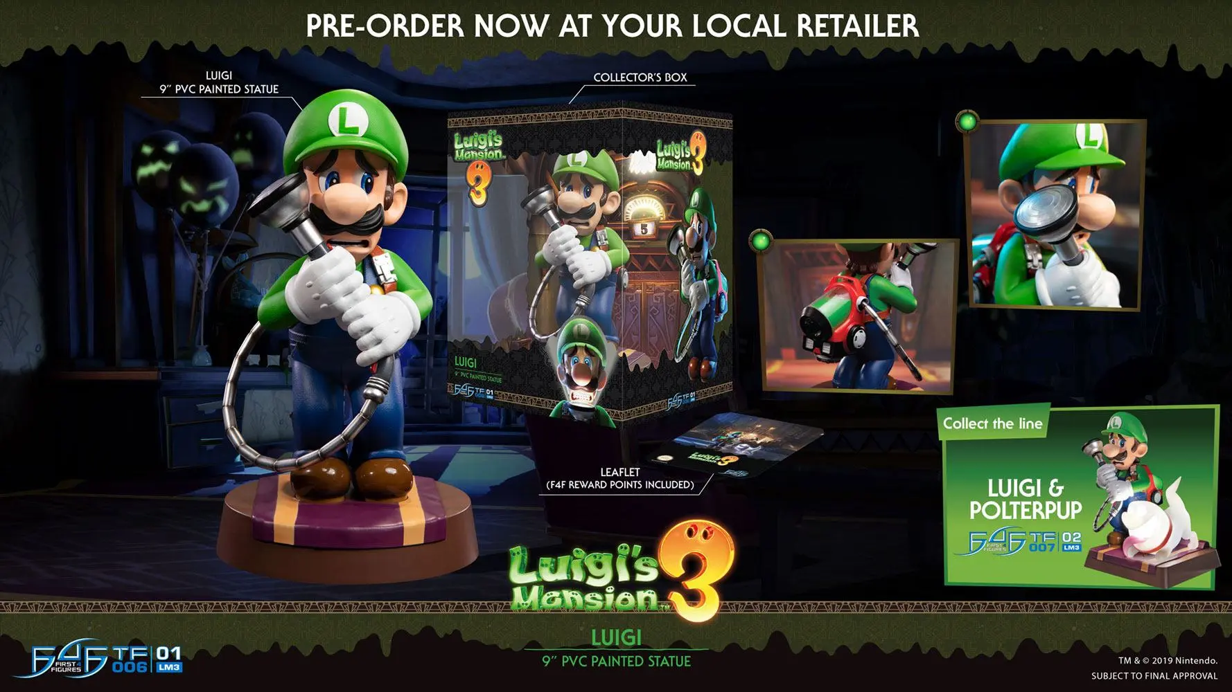 Luigi's Mansion 3 PVC kipić Luigi 23 cm fotografija proizvoda