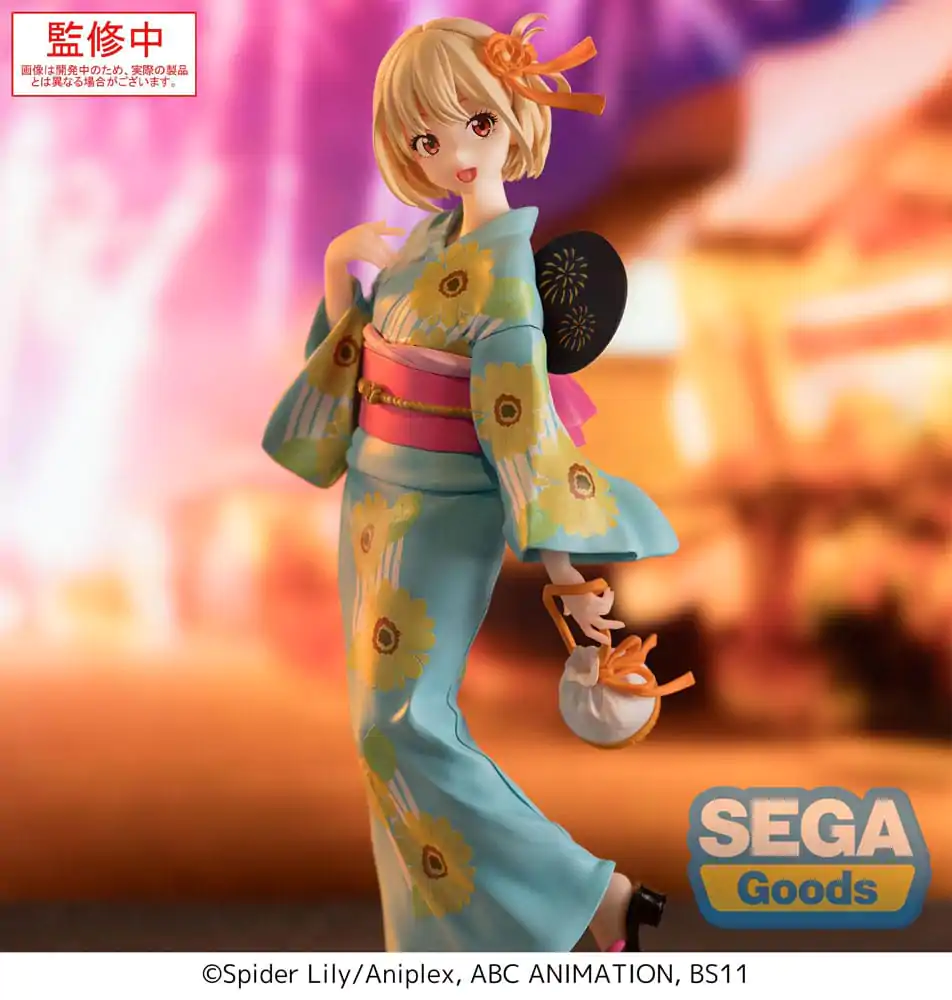Lycoris Recoil Luminasta PVC Kip Chisato Nishikigi Festival u Yukati 19 cm fotografija proizvoda