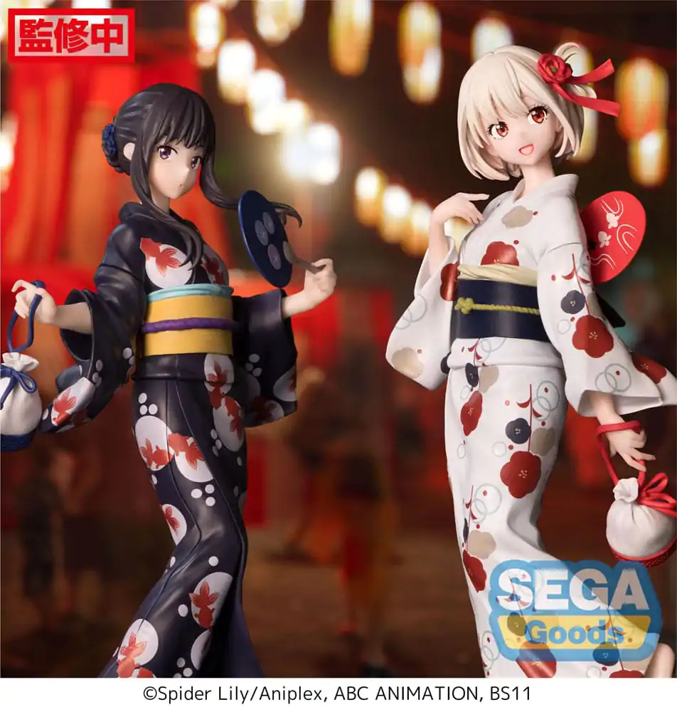 Lycoris Recoil Luminasta PVC Kip Takina Inoue Going out in a yukata 19 cm fotografija proizvoda