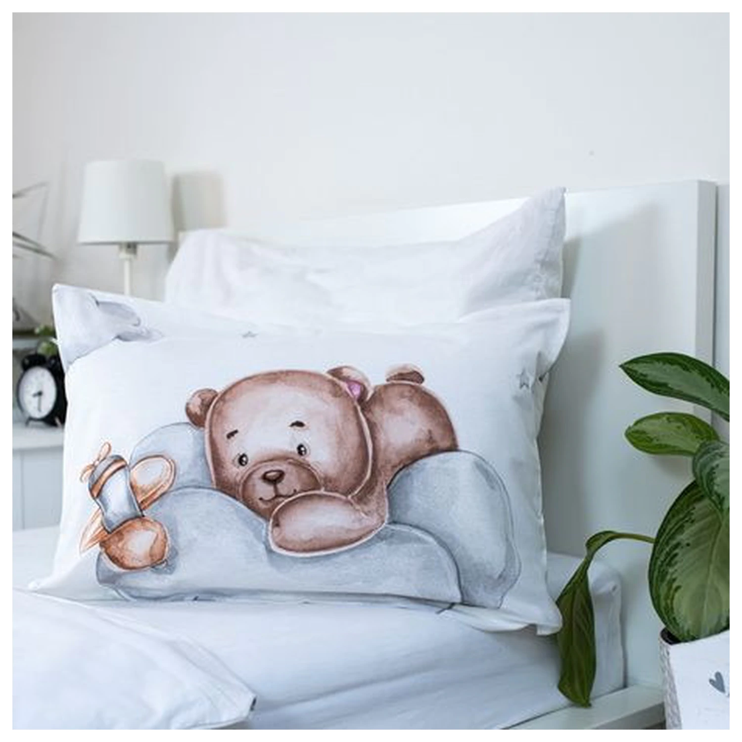 Teddy Bear Plane navlaka za poplun za djecu, predškolce fotografija proizvoda