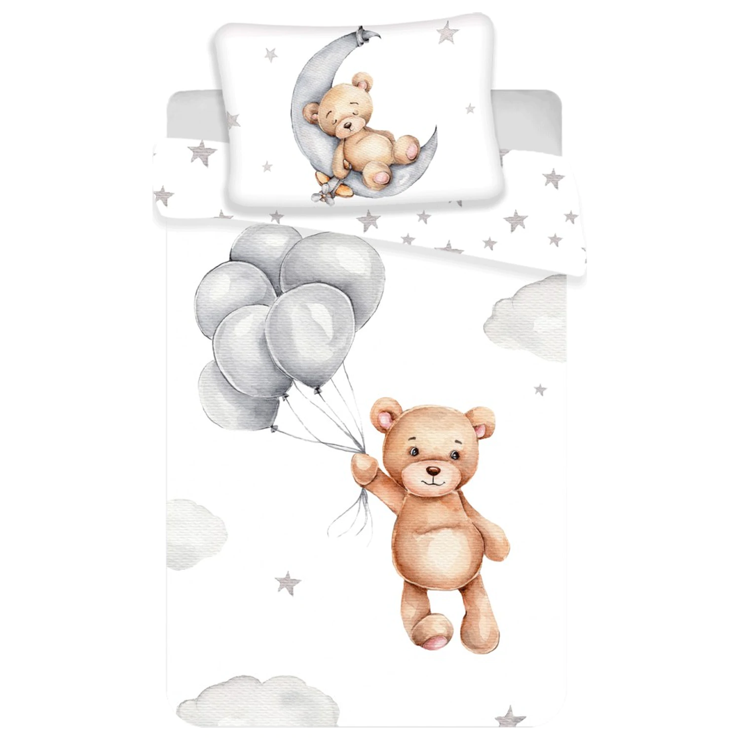 Maci Teddy Balloon Dječji predškolski set navlake za poplun fotografija proizvoda