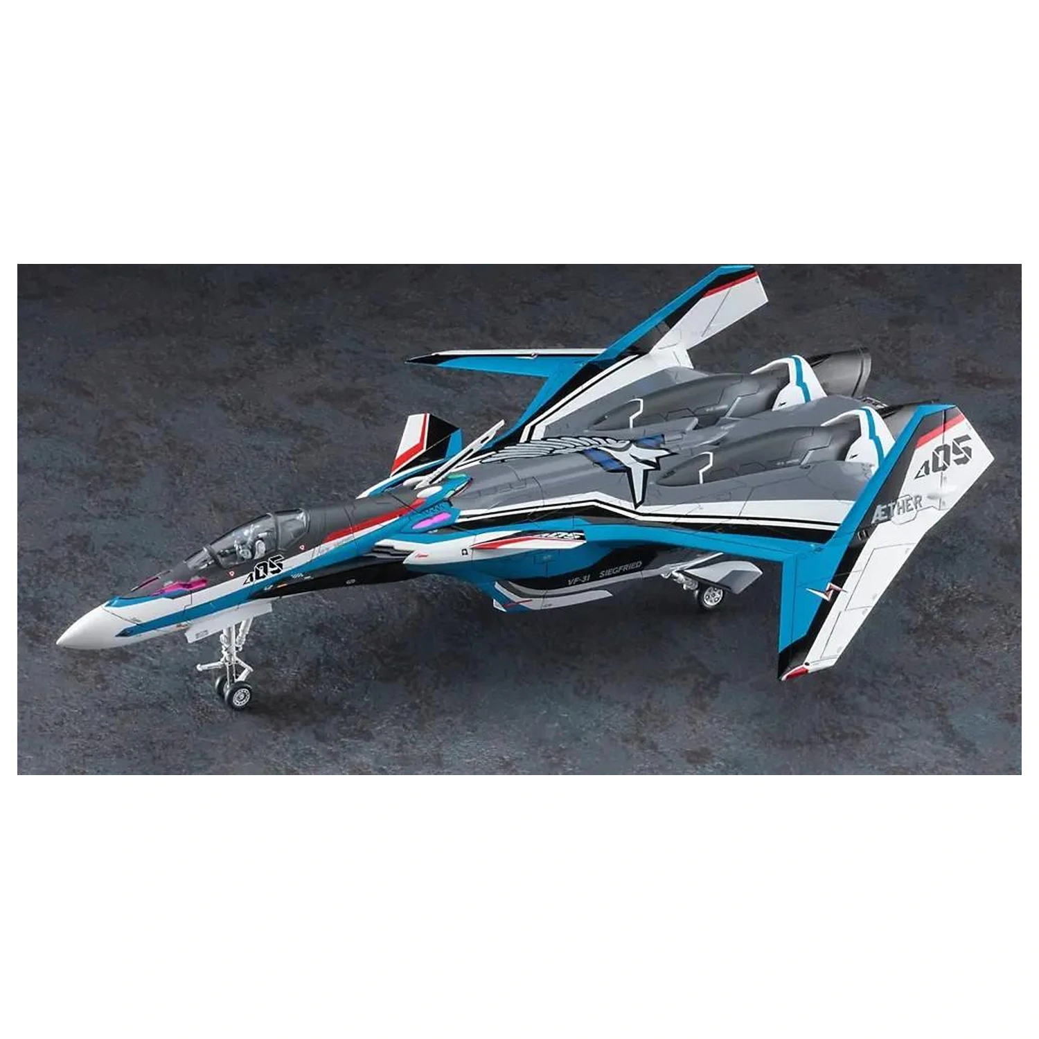 Macross Delta VF-31J Custom Siegfried Hayate Plastični model 1/72 fotografija proizvoda