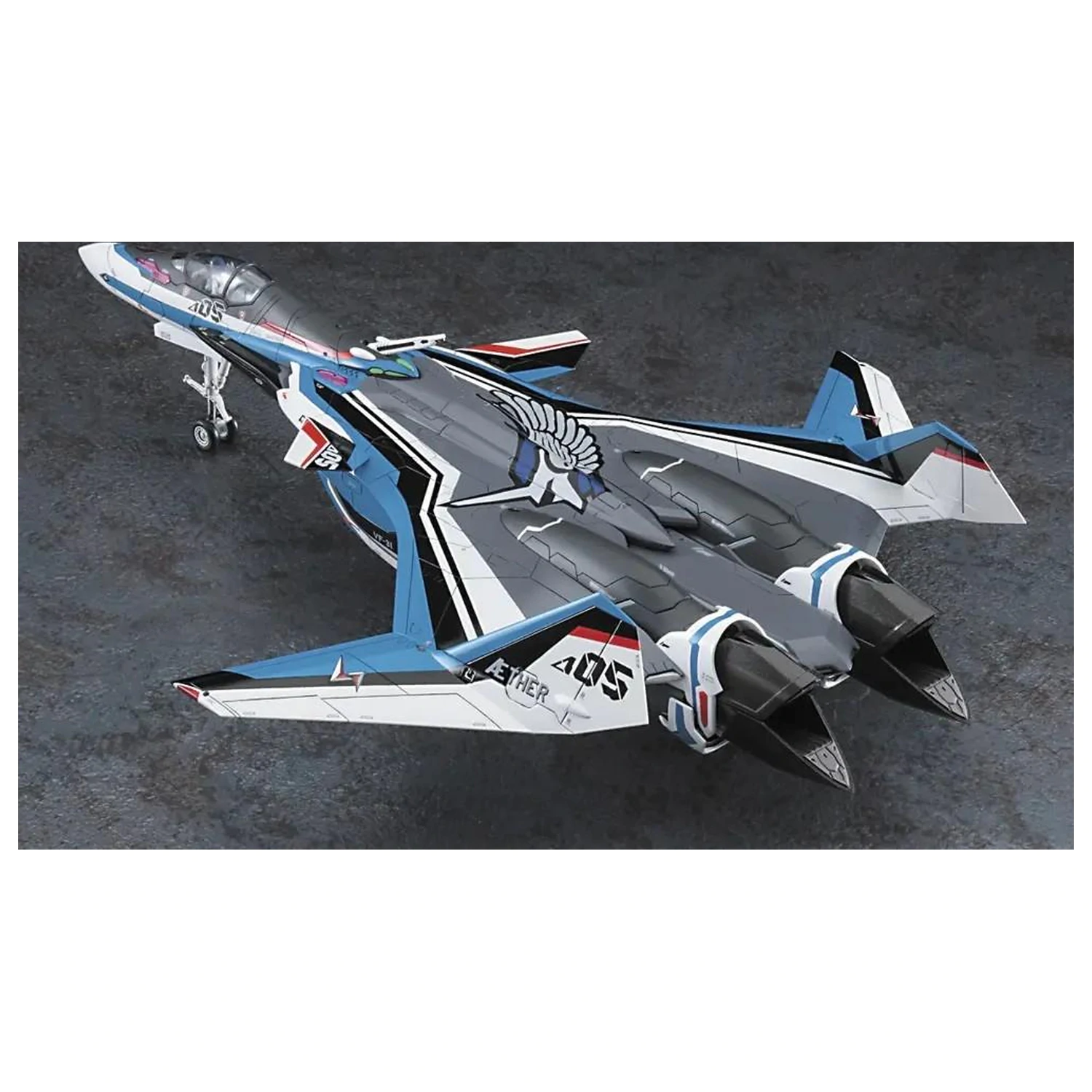 Macross Delta VF-31J Custom Siegfried Hayate Plastični model 1/72 fotografija proizvoda