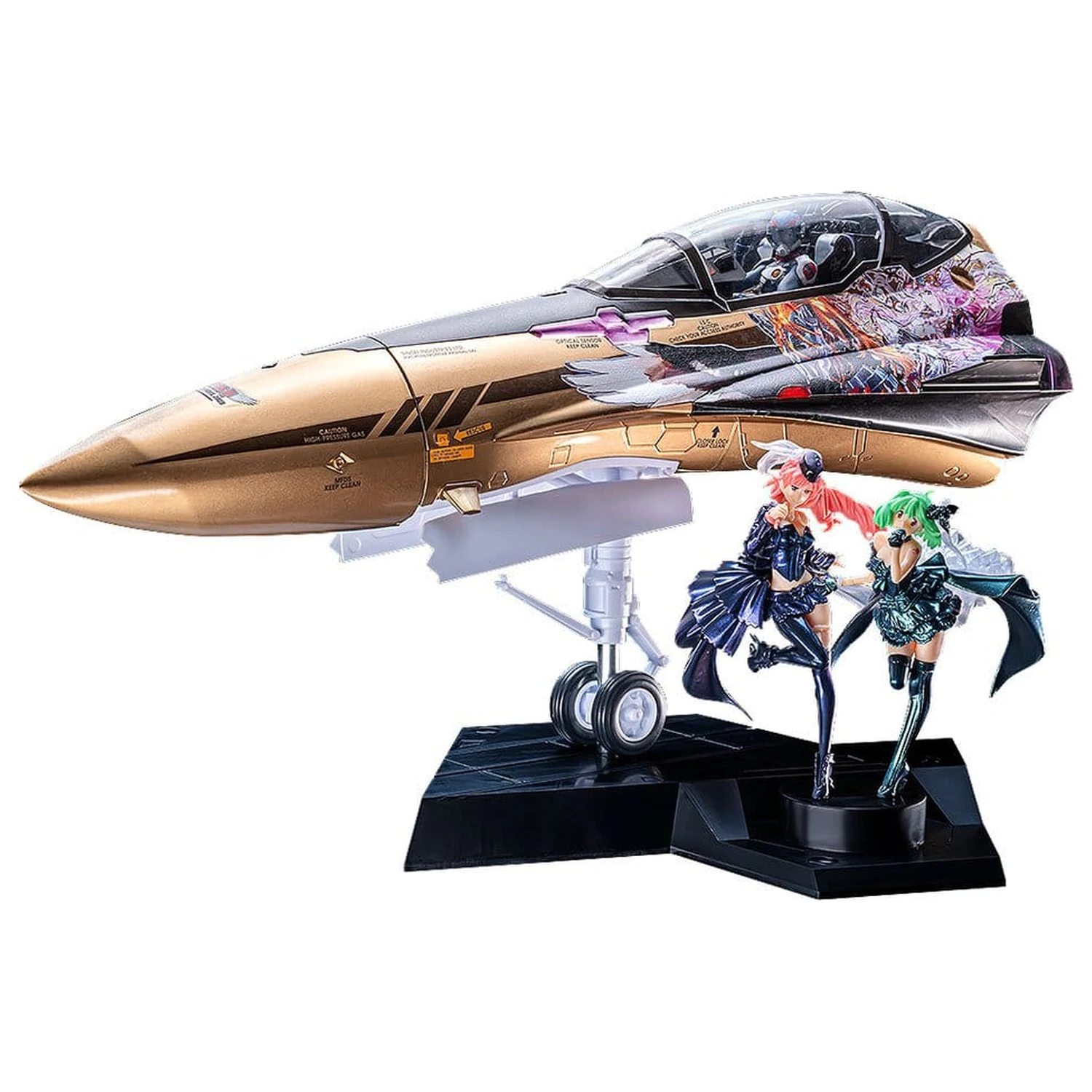Macross Frontier Plastični Model Komplet PLAMAX MF-98: minimum factory Kolekcija Nosa Lovca YF-29 GALAXY SET 34 cm fotografija proizvoda