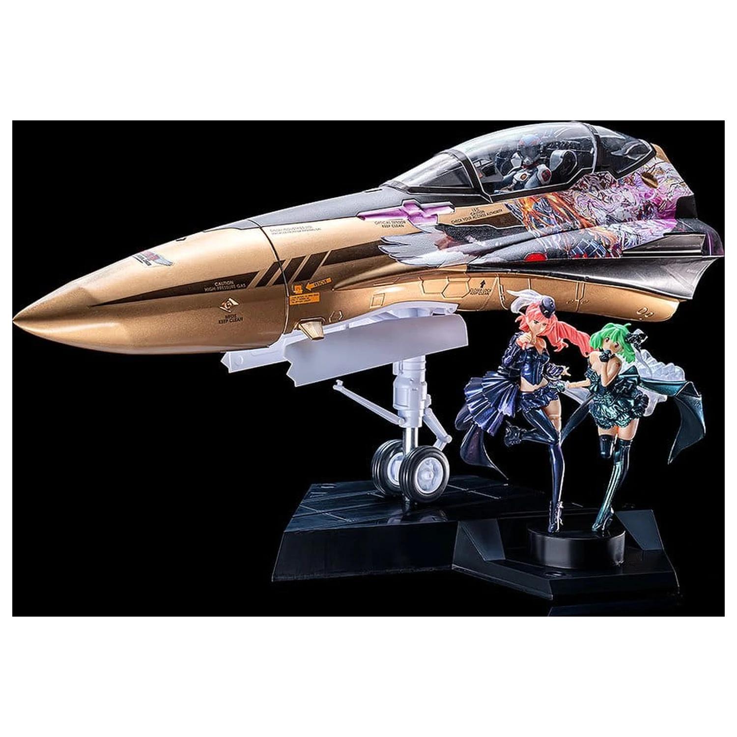 Macross Frontier Plastični Model Komplet PLAMAX MF-98: minimum factory Kolekcija Nosa Lovca YF-29 GALAXY SET 34 cm fotografija proizvoda