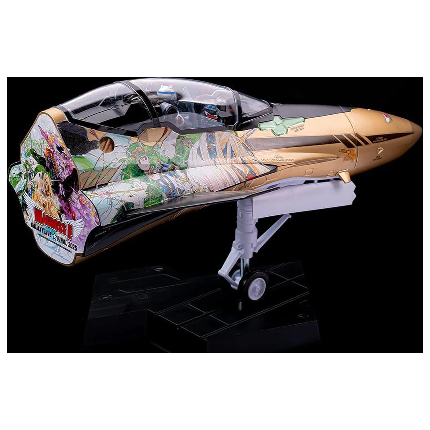 Macross Frontier Plastični Model Komplet PLAMAX MF-98: minimum factory Kolekcija Nosa Lovca YF-29 GALAXY SET 34 cm fotografija proizvoda