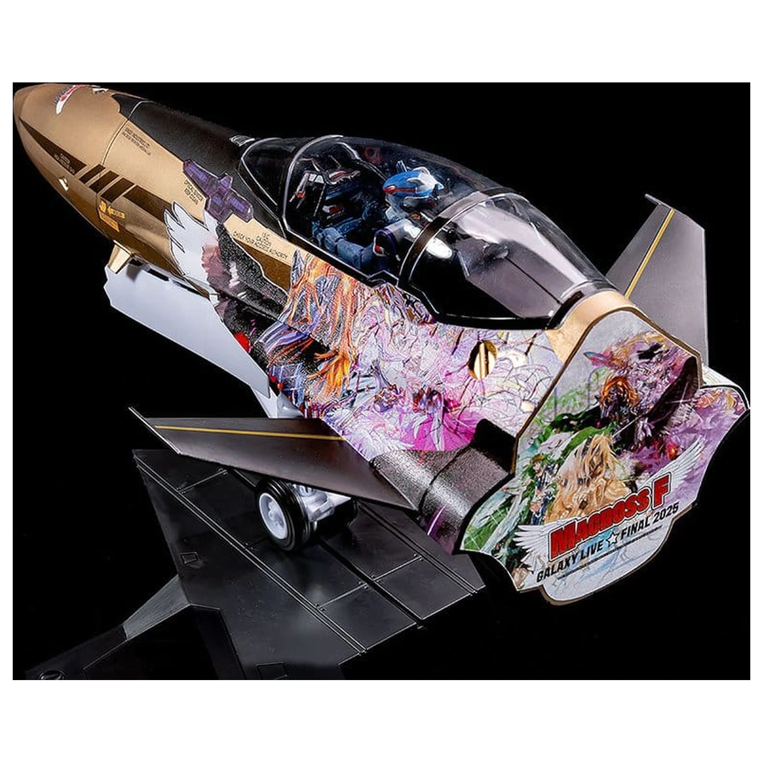 Macross Frontier Plastični Model Komplet PLAMAX MF-98: minimum factory Kolekcija Nosa Lovca YF-29 GALAXY SET 34 cm fotografija proizvoda