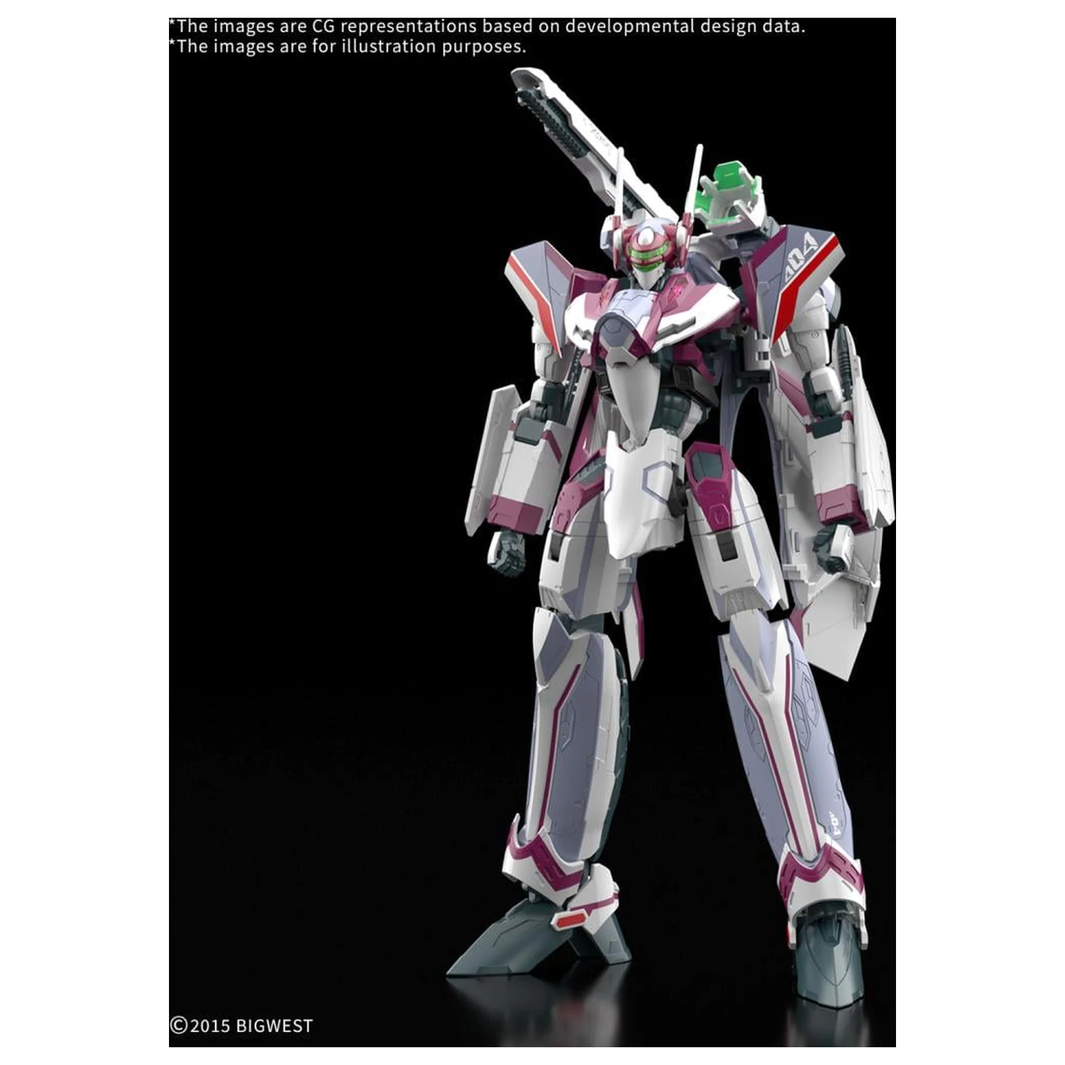 Macross HG 1/100 VF-31C Siegfried (Farina Jenius) Deluxe komplet modela fotografija proizvoda