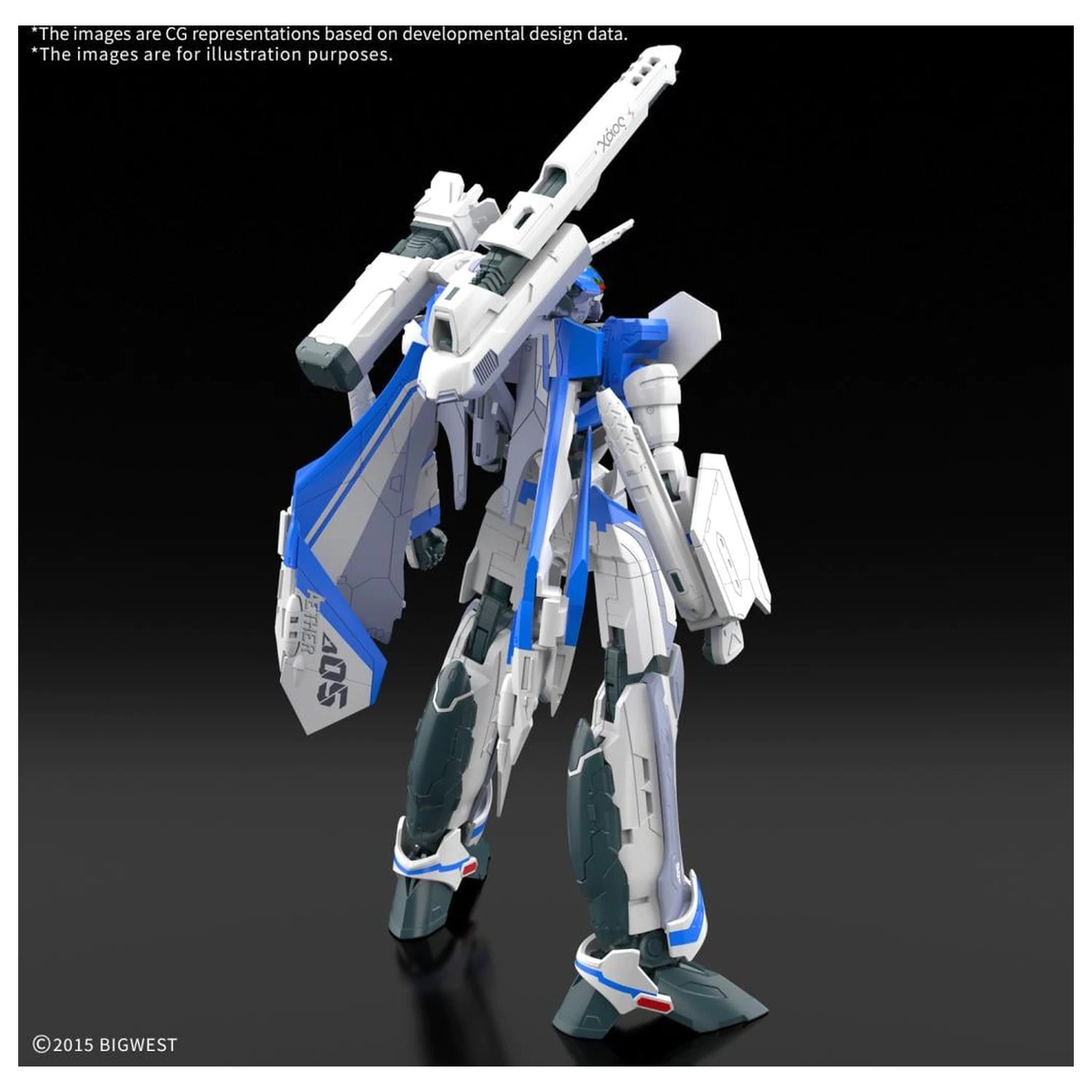 Macross HG 1/100 VF-31J Siegfried (Hayate Immelmann Use) komplet modela fotografija proizvoda