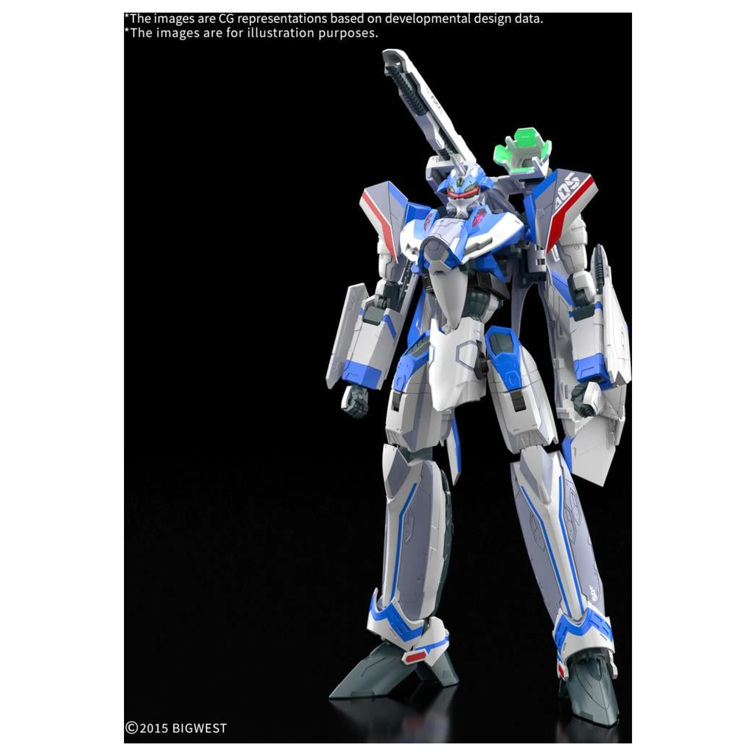 MACROSS HG 1/100 VF-31J Siegfried (Hayate Use) Deluxe komplet modela fotografija proizvoda