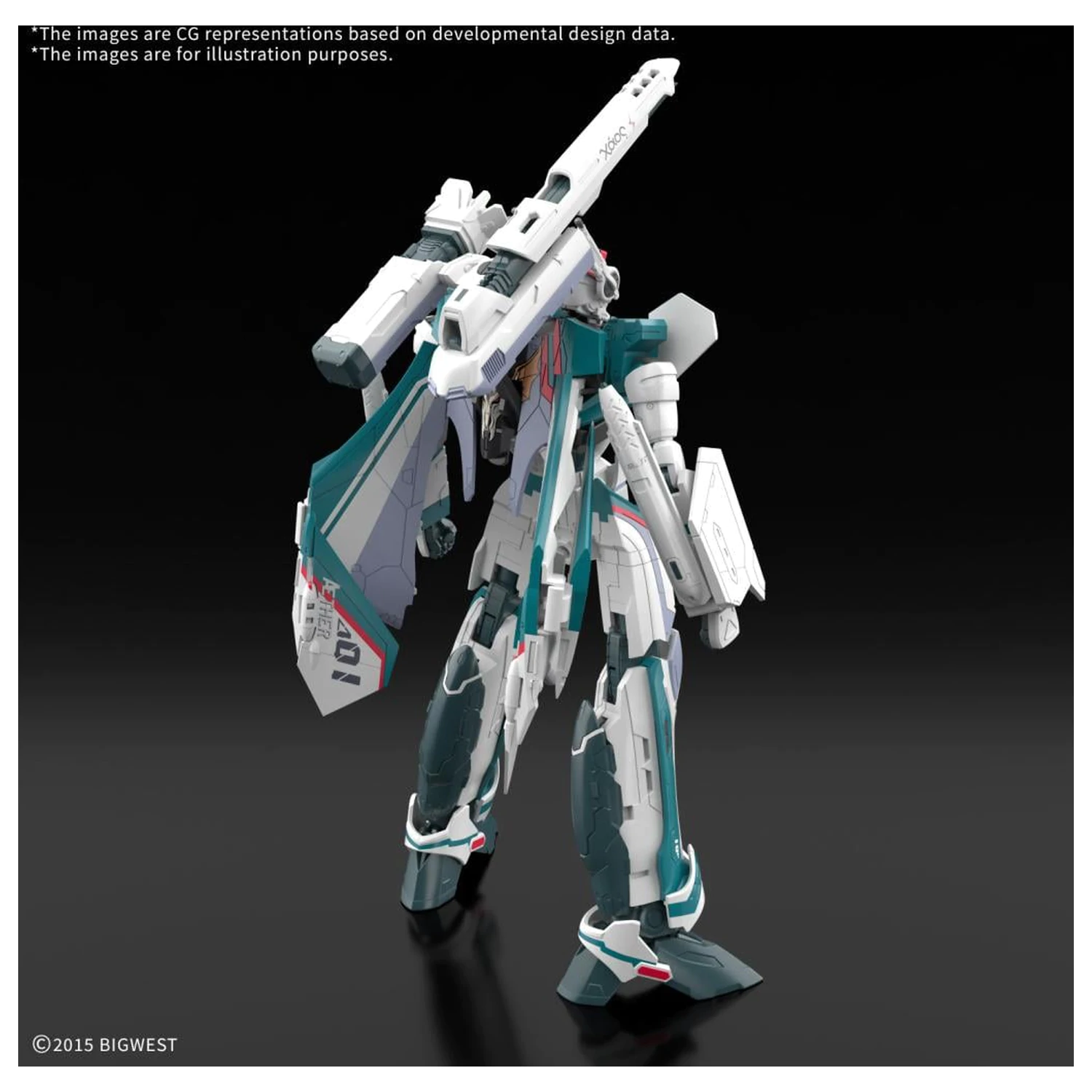 Macross HG 1/100 VF-31S Siegfried (Arad Moders Use) Komplet modela fotografija proizvoda