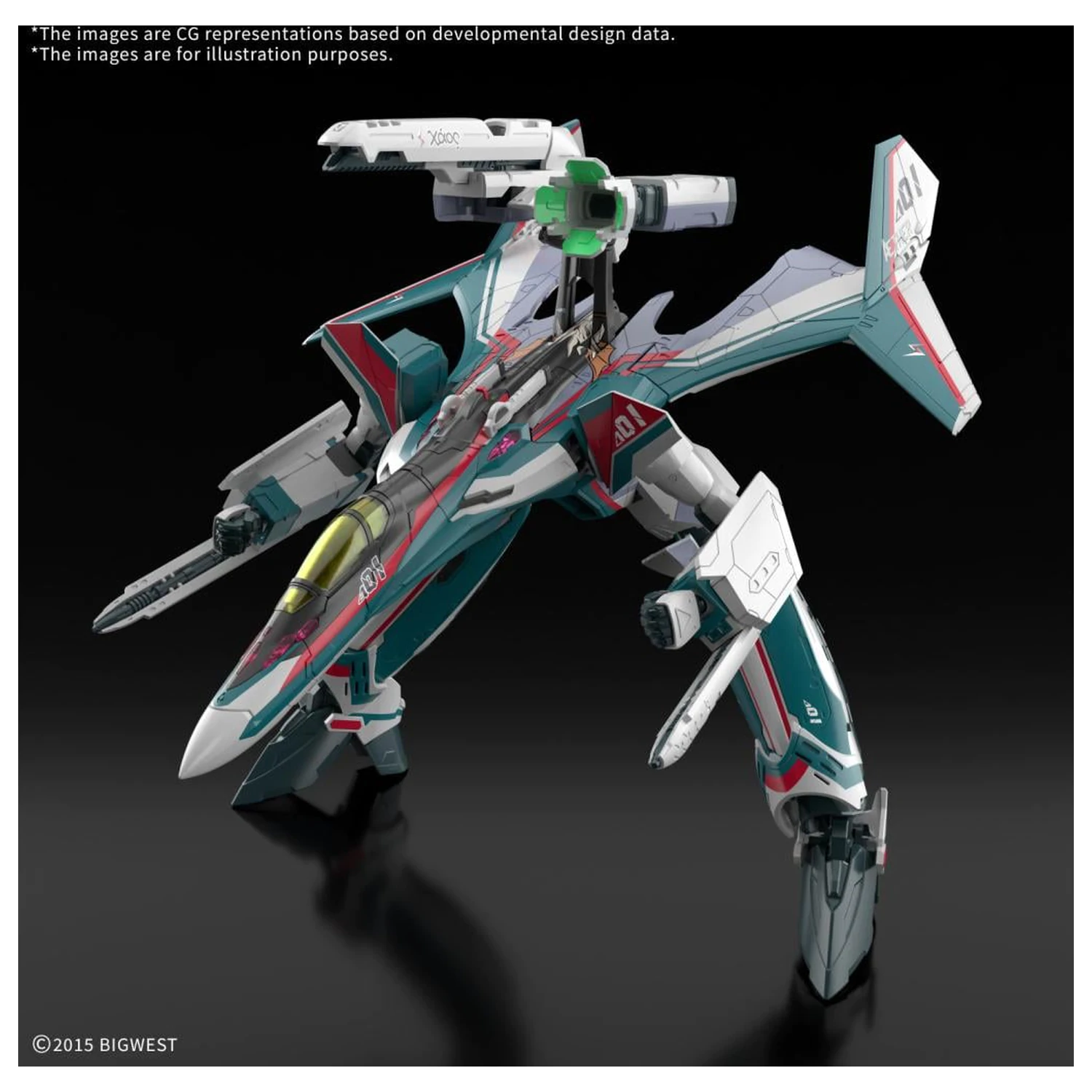 Macross HG 1/100 VF-31S Siegfried (Arad Moders Use) Komplet modela fotografija proizvoda