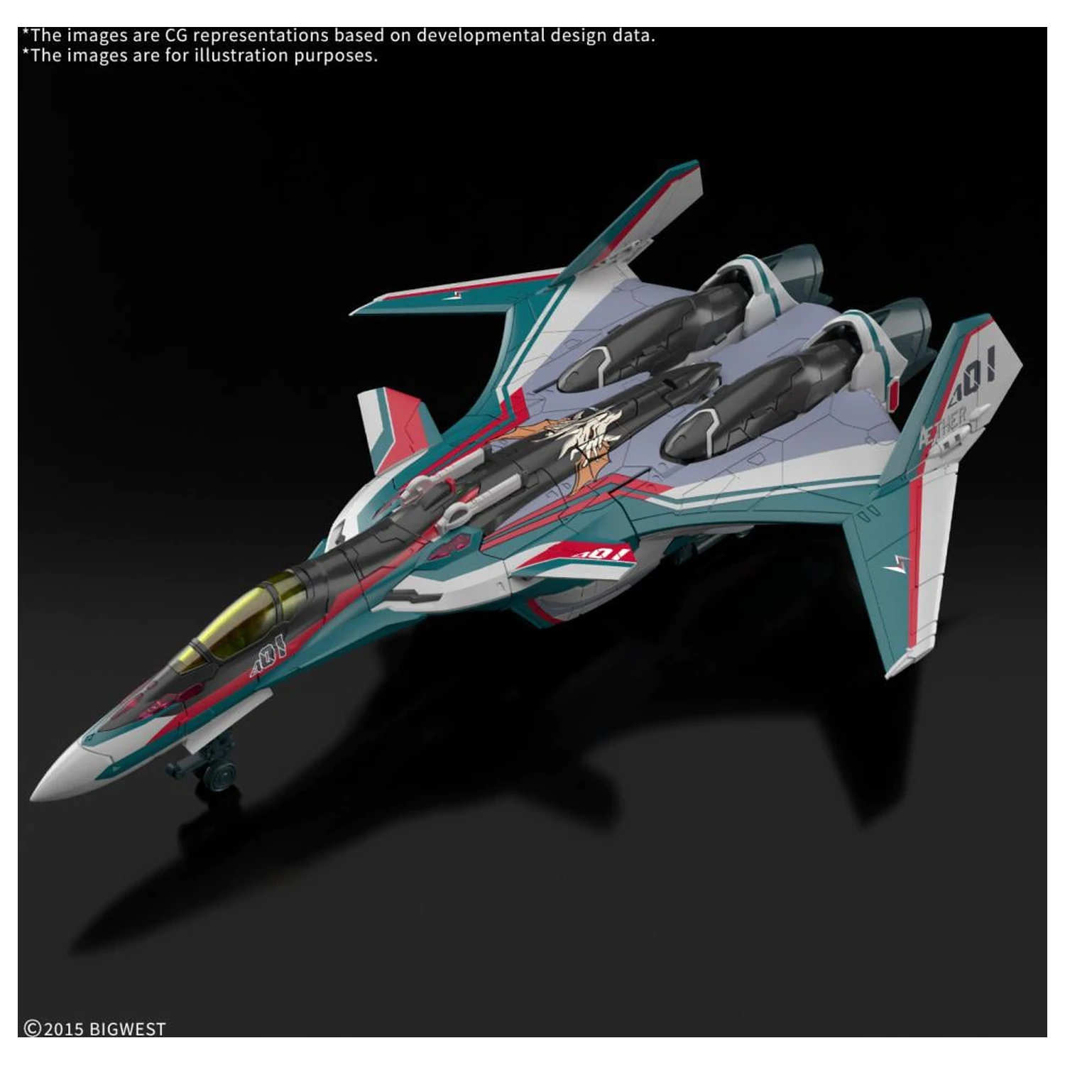Macross HG 1/100 VF-31S Siegfried (Arad Moders Use) Komplet modela fotografija proizvoda