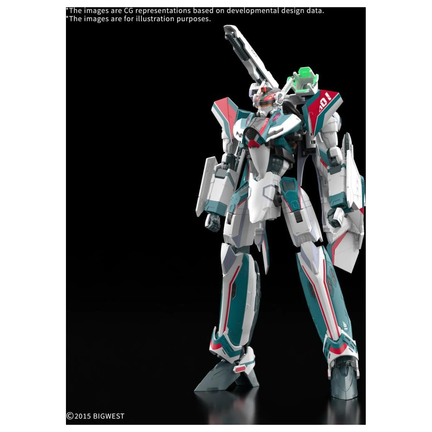 Macross HG 1/100 VF-31S Siegfried Deluxe set model komplet fotografija proizvoda